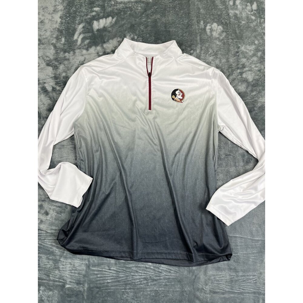Colosseum Mens Florida State Seminoles 1/4 Zip Pullover Long Sleeve XL